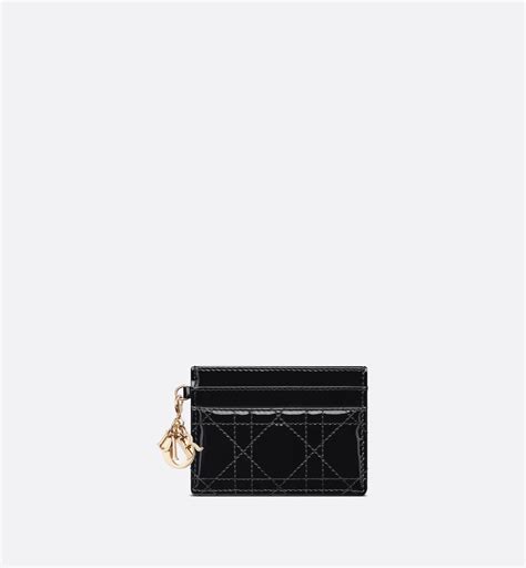 lady dior calfskin card holder canada|Lady Dior Freesia Card Holder Black Calfskin Printed with .